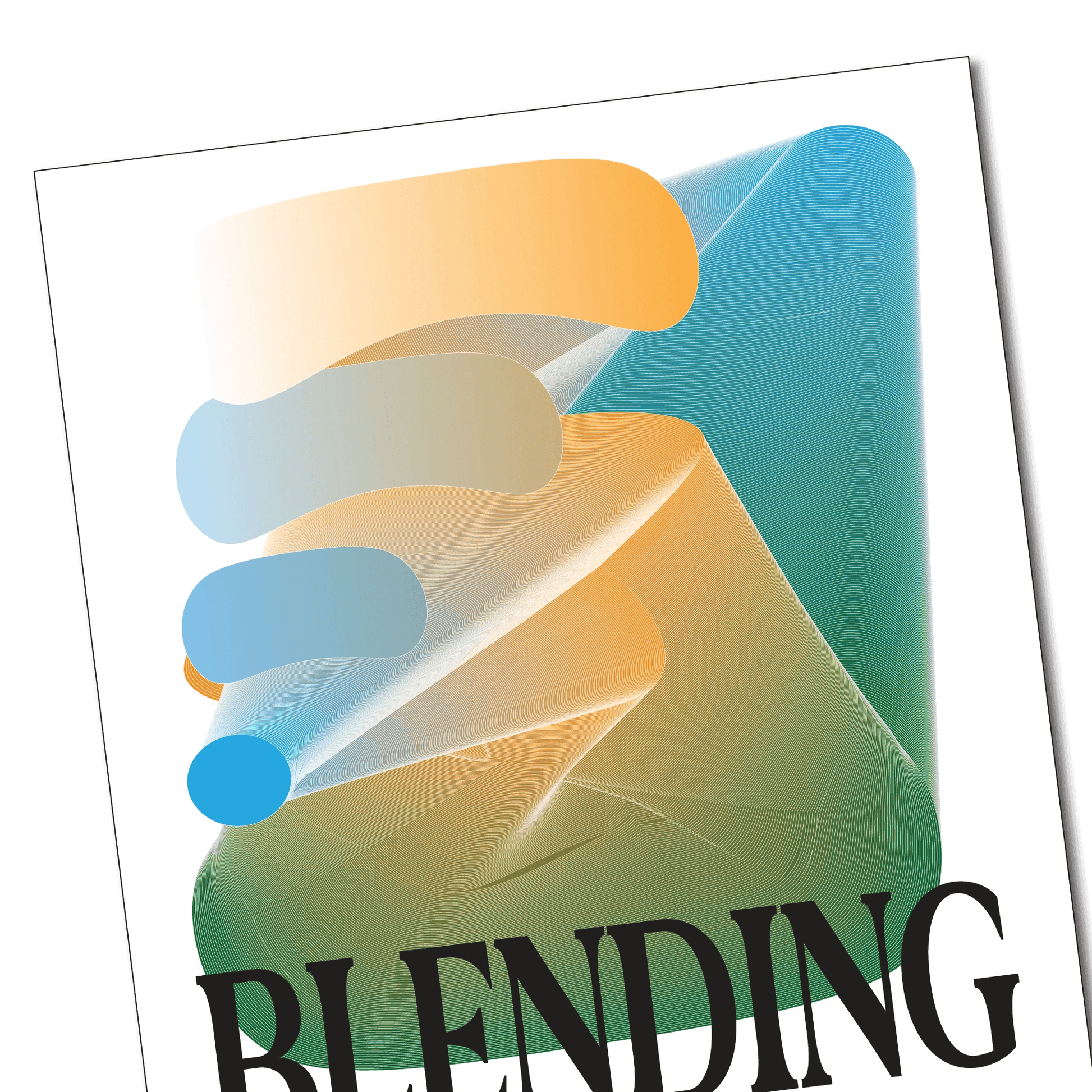 Blending - Køb Kunsttryk og Plakater hos Undefined Market