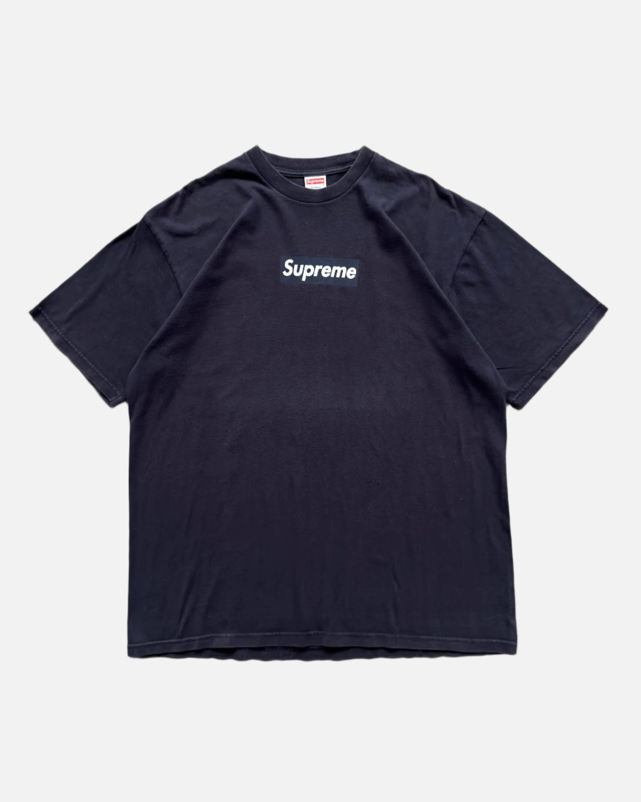 Supreme Cross Box Logo Tee shops Medium Navy