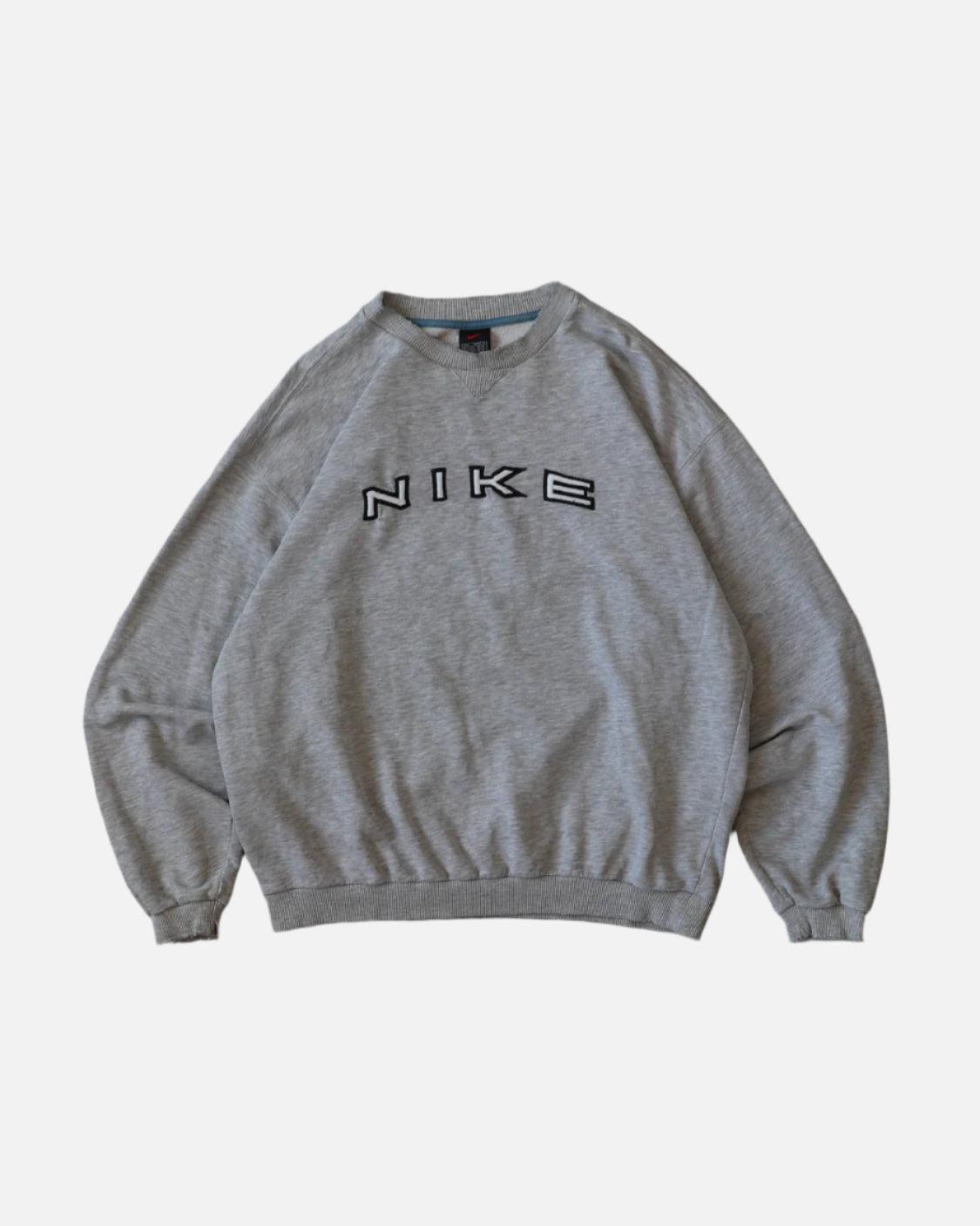 Nike grey sweatshirt vintage sale