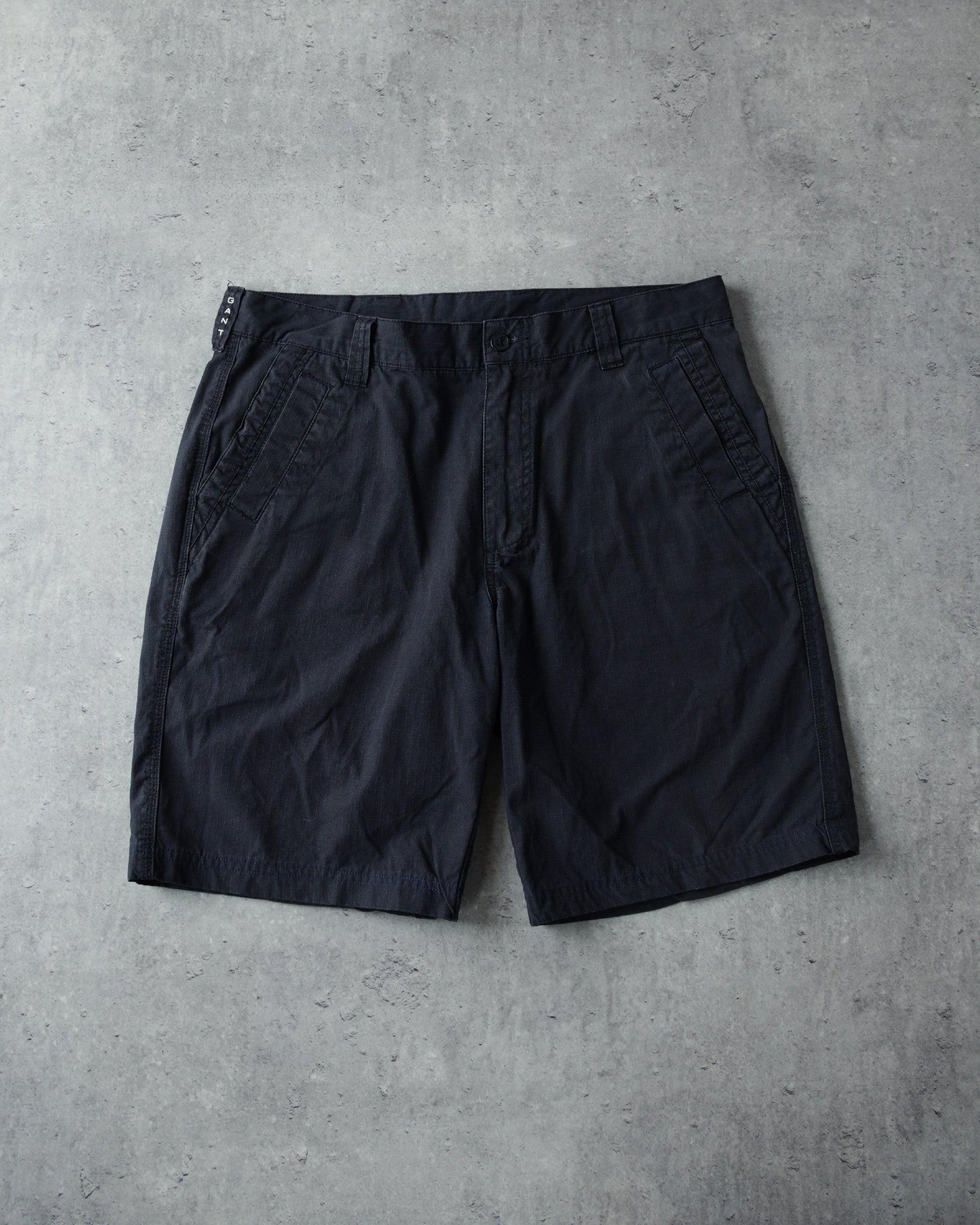 VINTAGE 1990S GANT SHORTS - FADED BLACK | UNMARKET