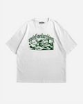 GREEN CASSO HEAVYWEIGHT BOX FIT TSHIRT - UNMARKET