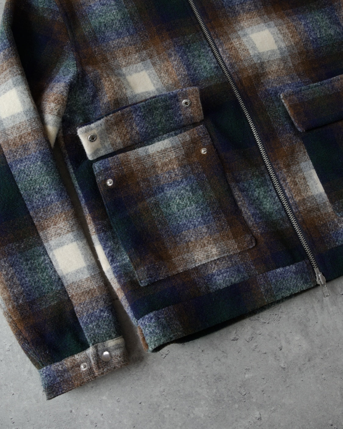 LEGENDS ORTEGA JACKET - BROWN CHECK | UNMARKET