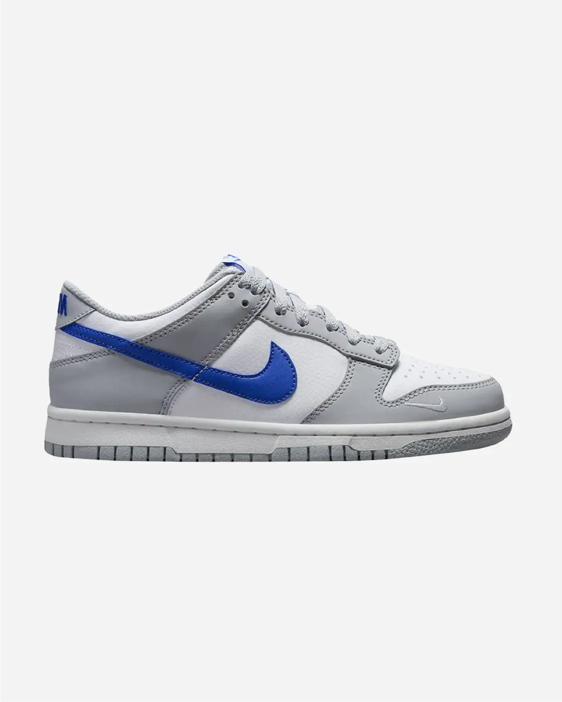 Nike Dunk Low Mini Swoosh Wolf Grey Game Royal - sneakers - unmarket