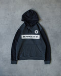 OAKLEY TWO TONE HOODIE - BLACK/DARK GREY | UNMARKET