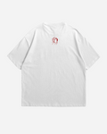 RED CASSO HEAVYWEIGHT BOX FIT TSHIRT - UNMARKET