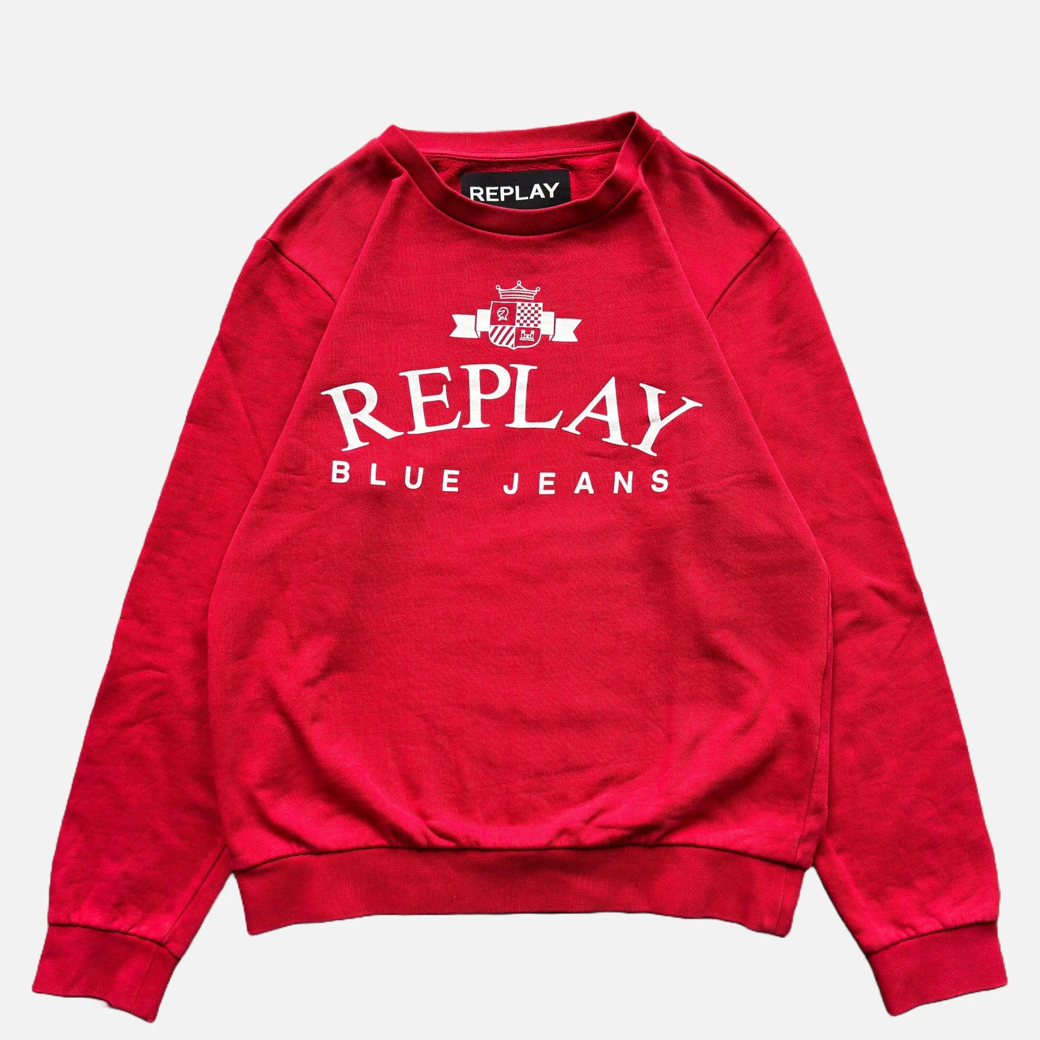 REPLAY LOGO CREWNECK