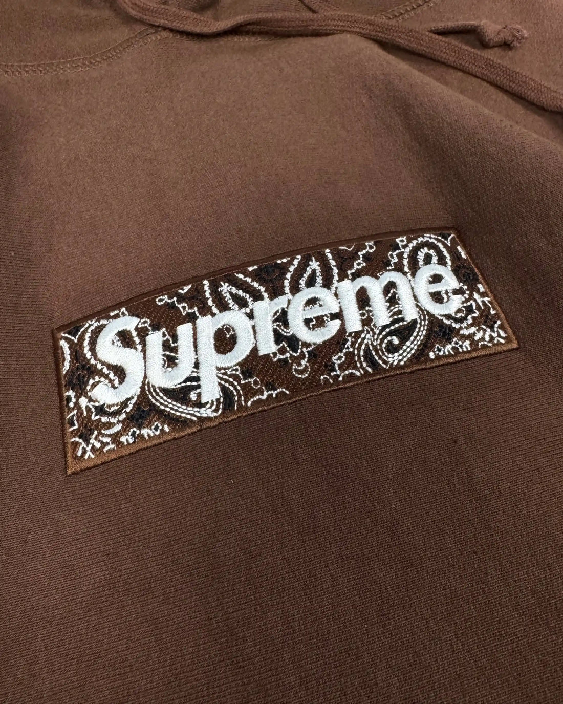 SUPREME BANDANA BOX LOGO HOODIE