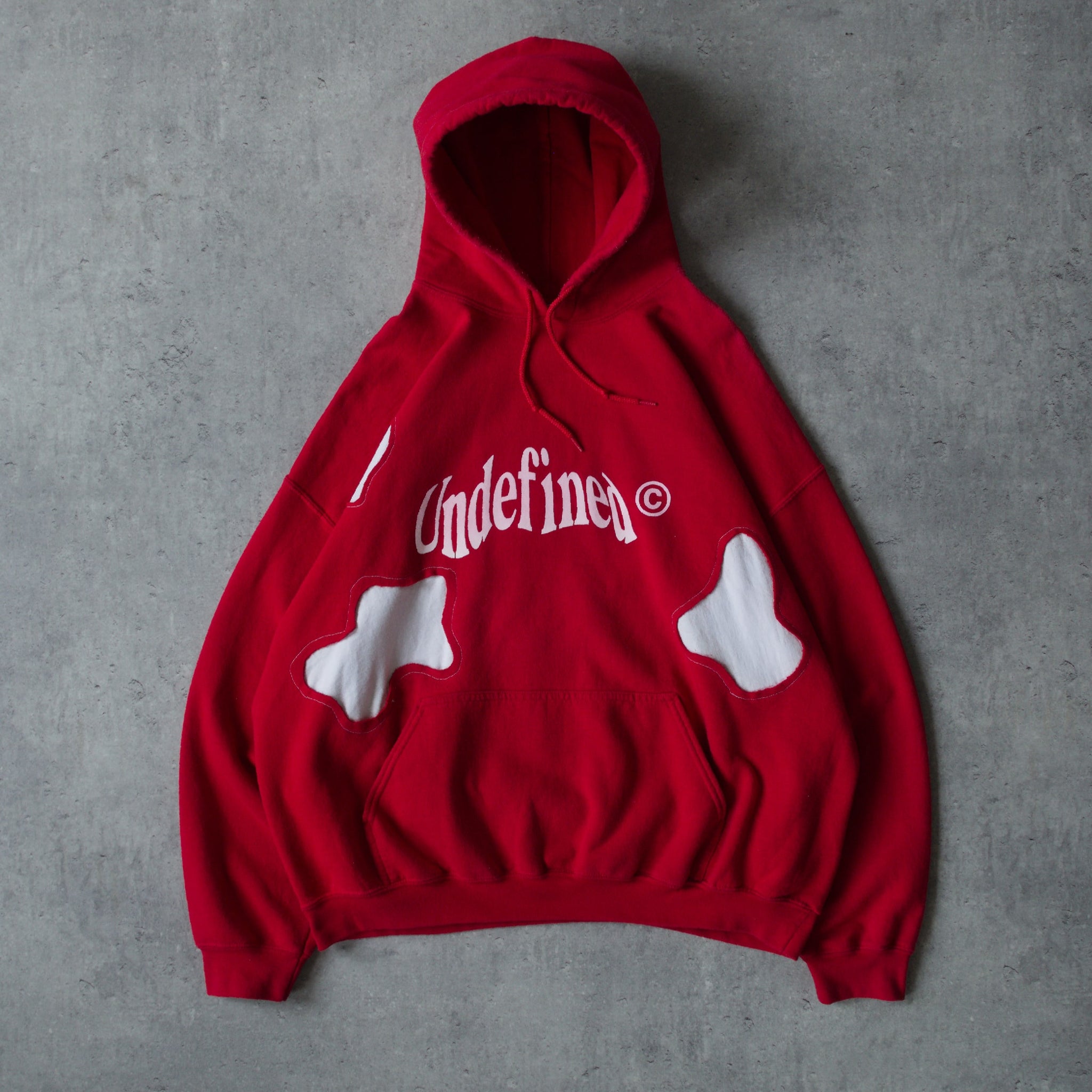 UNDEFINED ARCHIVES CLOUD RED HOODIE | UNMARKET