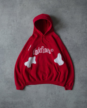 UNDEFINED ARCHIVES CLOUD RED HOODIE | UNMARKET