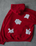 UNDEFINED ARCHIVES CLOUD RED HOODIE | UNMARKET