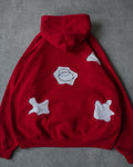 UNDEFINED ARCHIVES CLOUD RED HOODIE | UNMARKET