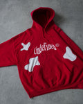 UNDEFINED ARCHIVES CLOUD RED HOODIE | UNMARKET