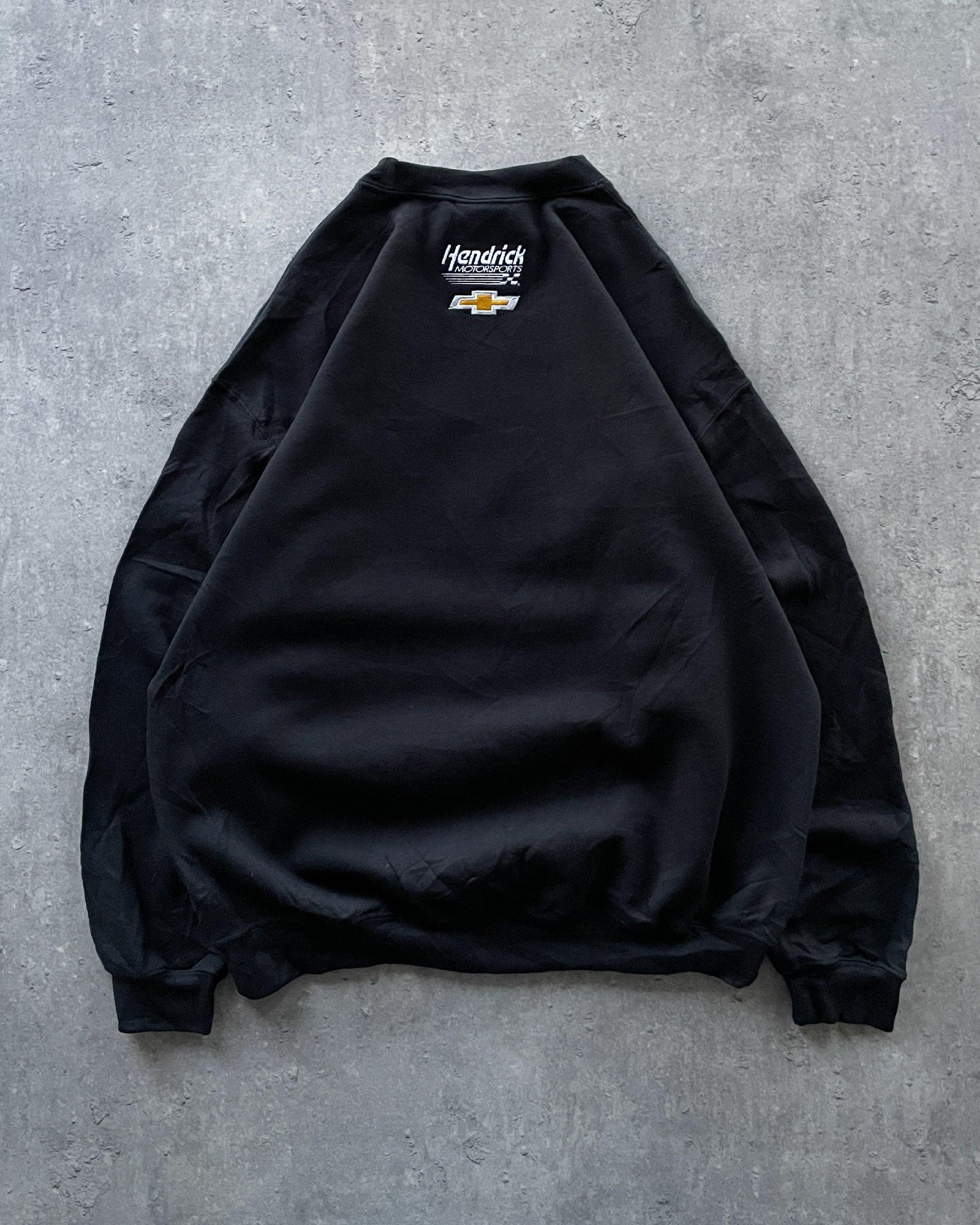 VINTAGE HENDRICK MOTORSPORT CREWNECK  - BLACK