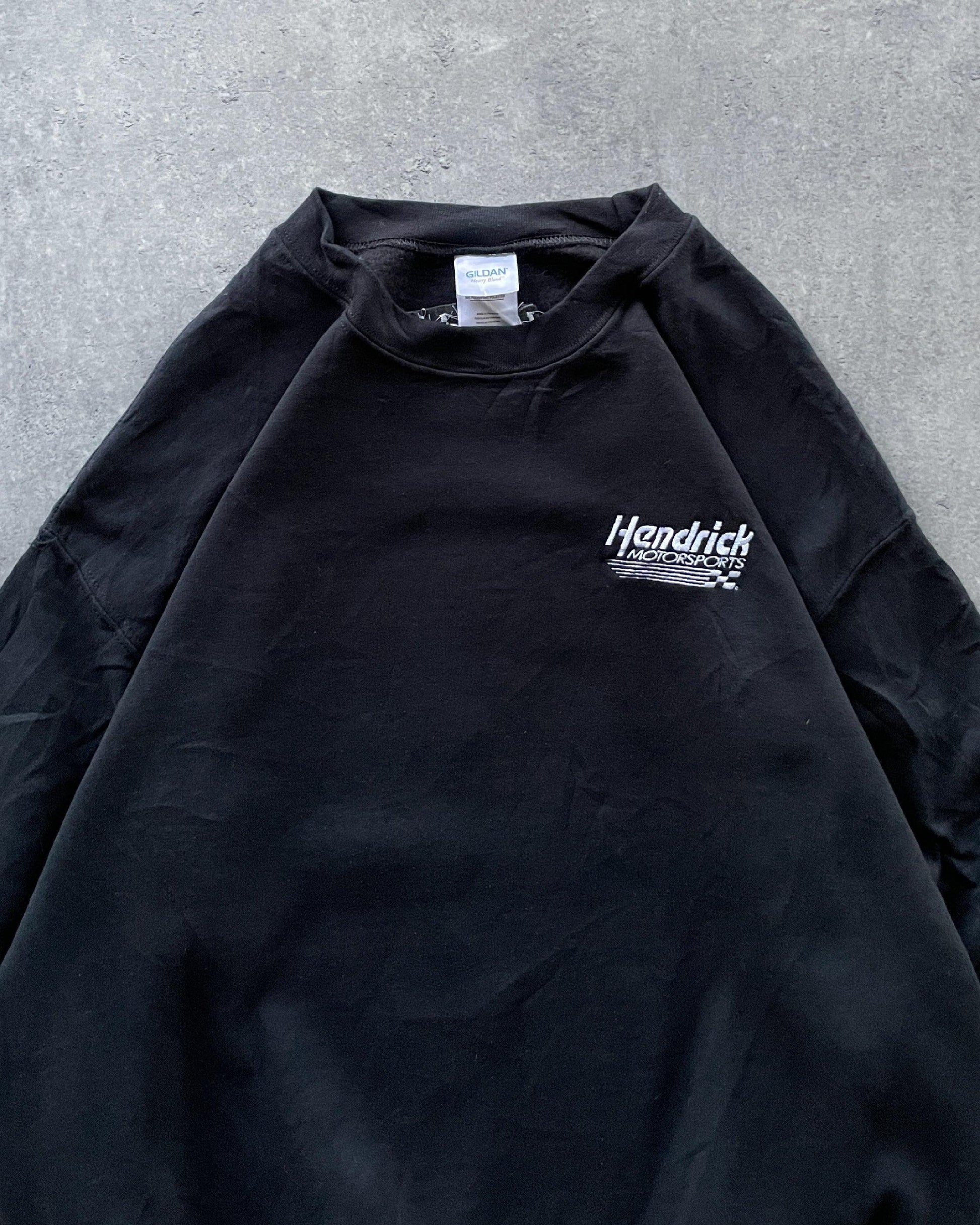 VINTAGE HENDRICK MOTORSPORT CREWNECK  - BLACK