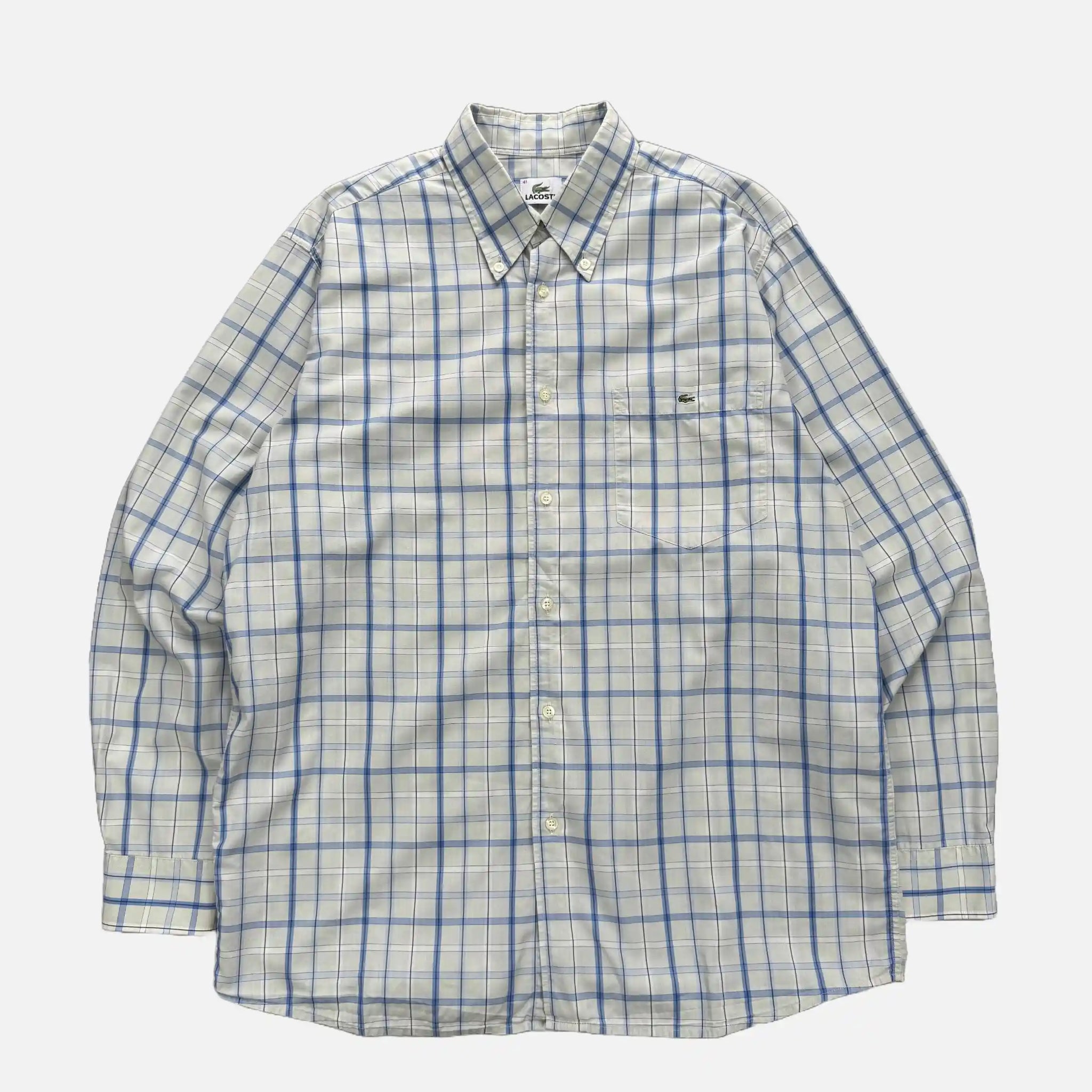 VINTAGE LACOSTE CHECK SHIRT