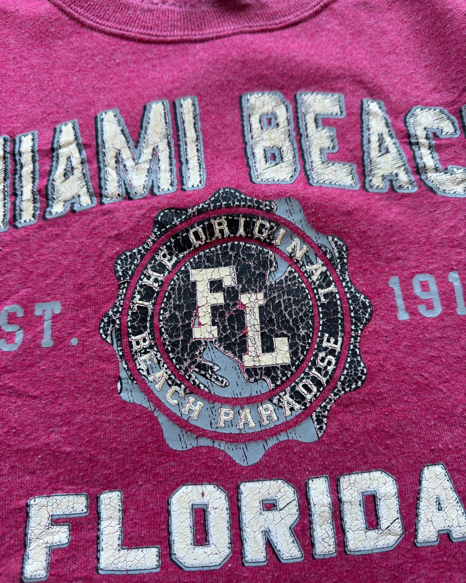 VINTAGE MIAMI CREWNECK