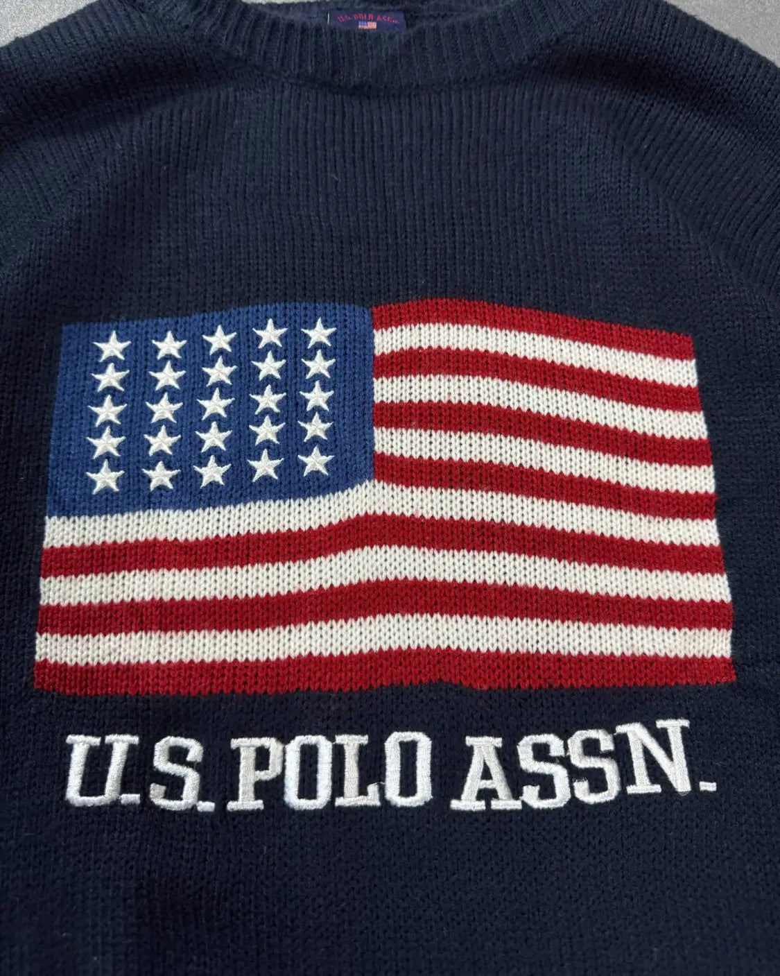 VINTAGE USA FLAG KNIT SWEATER