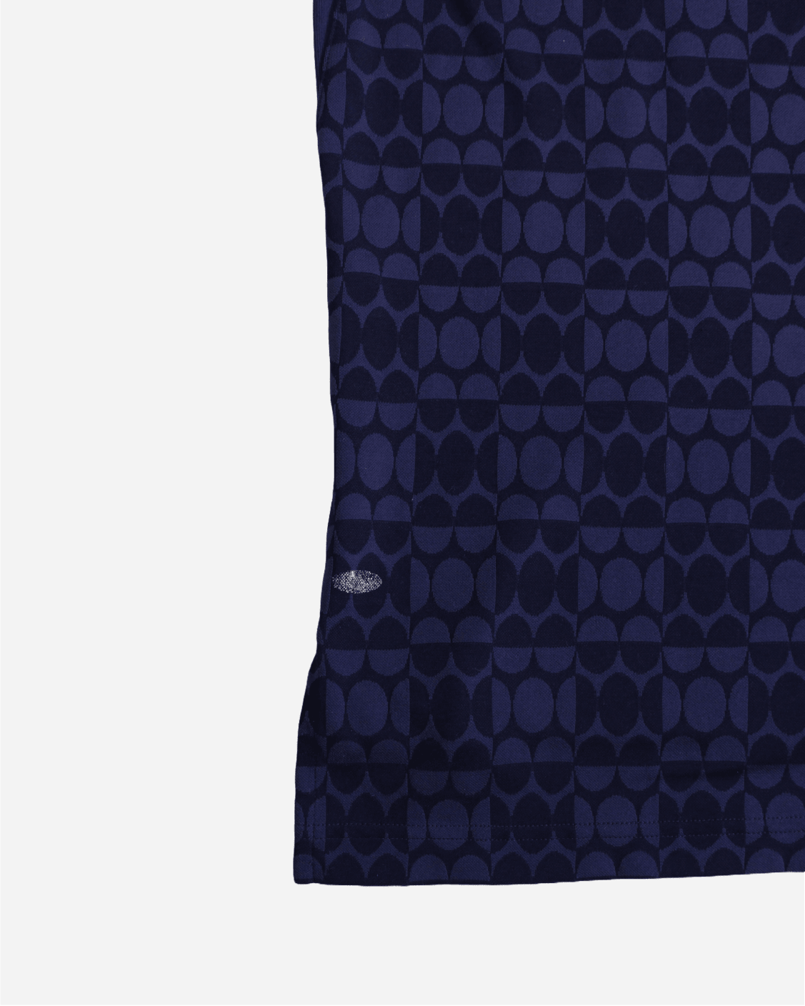 Vintage Adidas Jacquard Polo - Dark Blue | UNMARKET