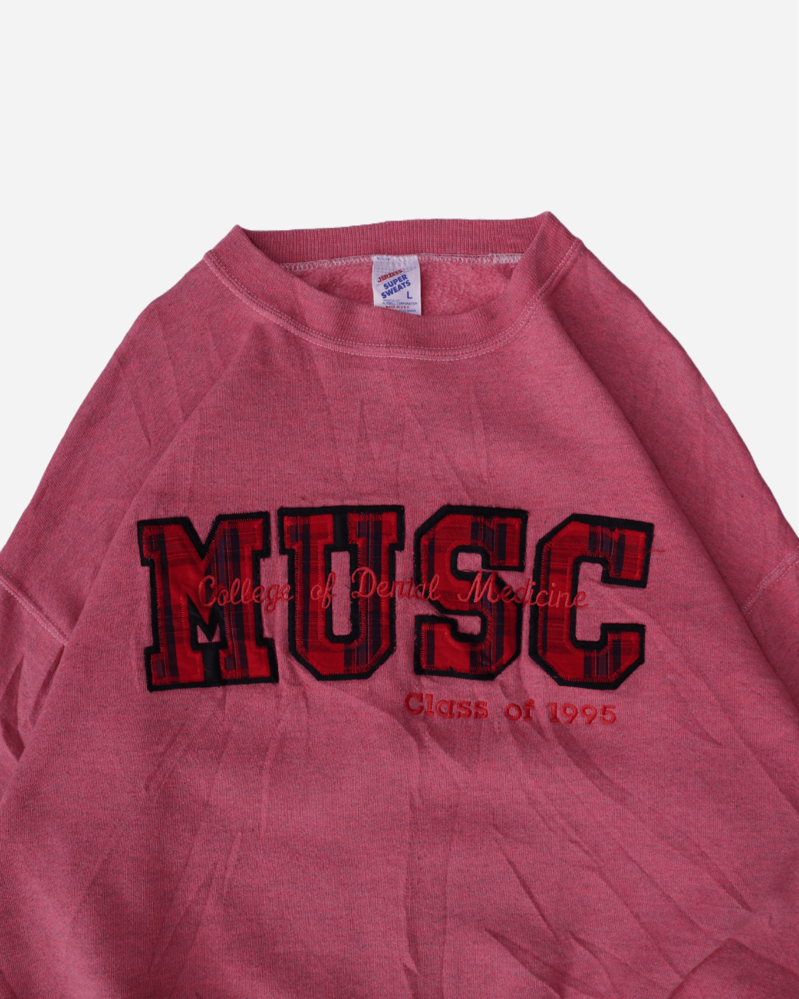 1995 Vintage MUSC Sweatshirt - Pink | UNMARKET