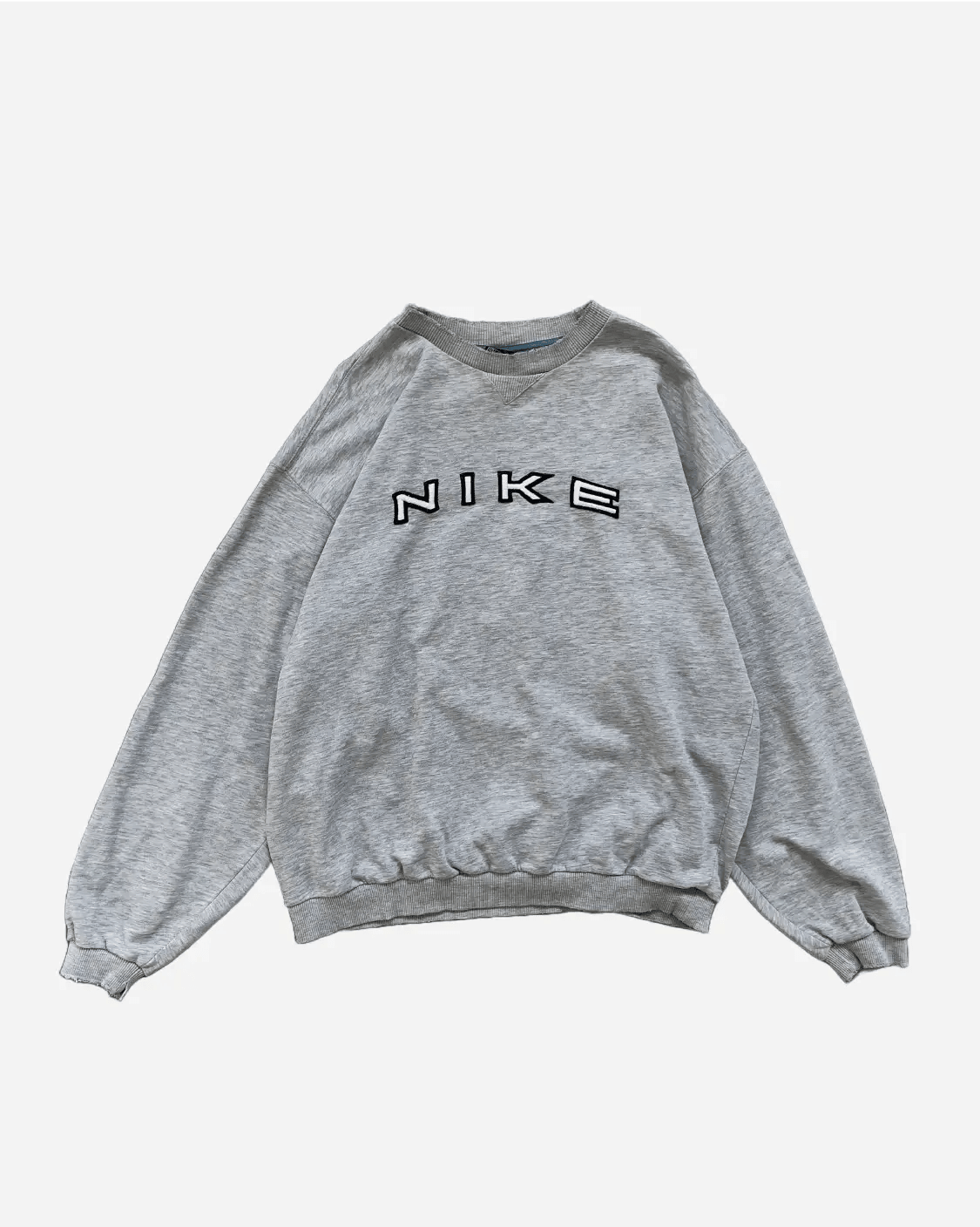 Vintage Nike Arc Logo Sweatshirt Grey UNMARKET