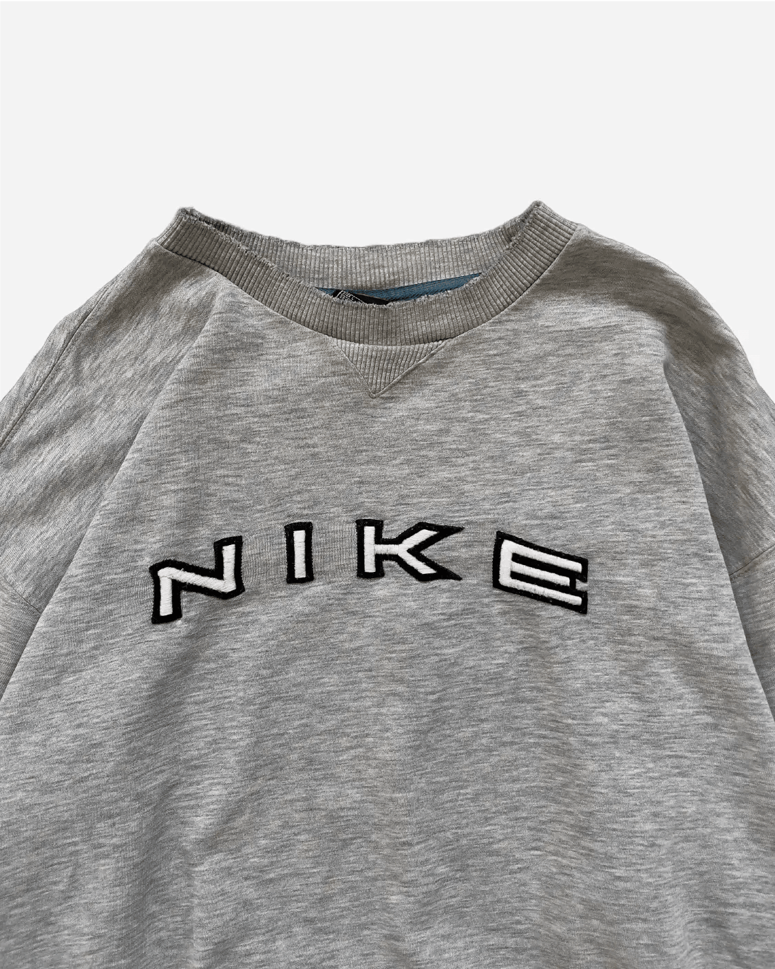 Vintage Nike Arc Logo Sweatshirt Grey UNMARKET
